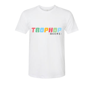 White TropHop Beers T-shirt